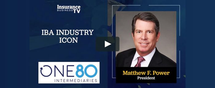 One80 President, Matthew F. Power Named 2022 Industry Icon By Insurance Business America